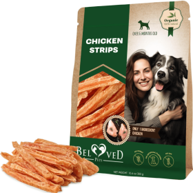 Chicken Strips Dog Treats Human Grade Meat Sticks Grain Free Chews 10.6 Oz