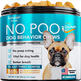 No Poo Chews For Dogs Stop Poop Eating Behavior Probiotics And Digestive Enzymes For Dogs Bad Breath Support For All Breeds Digestive And Gut Health S