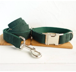 MUTTCO pet collar bow traction set (Option: Set A-S)